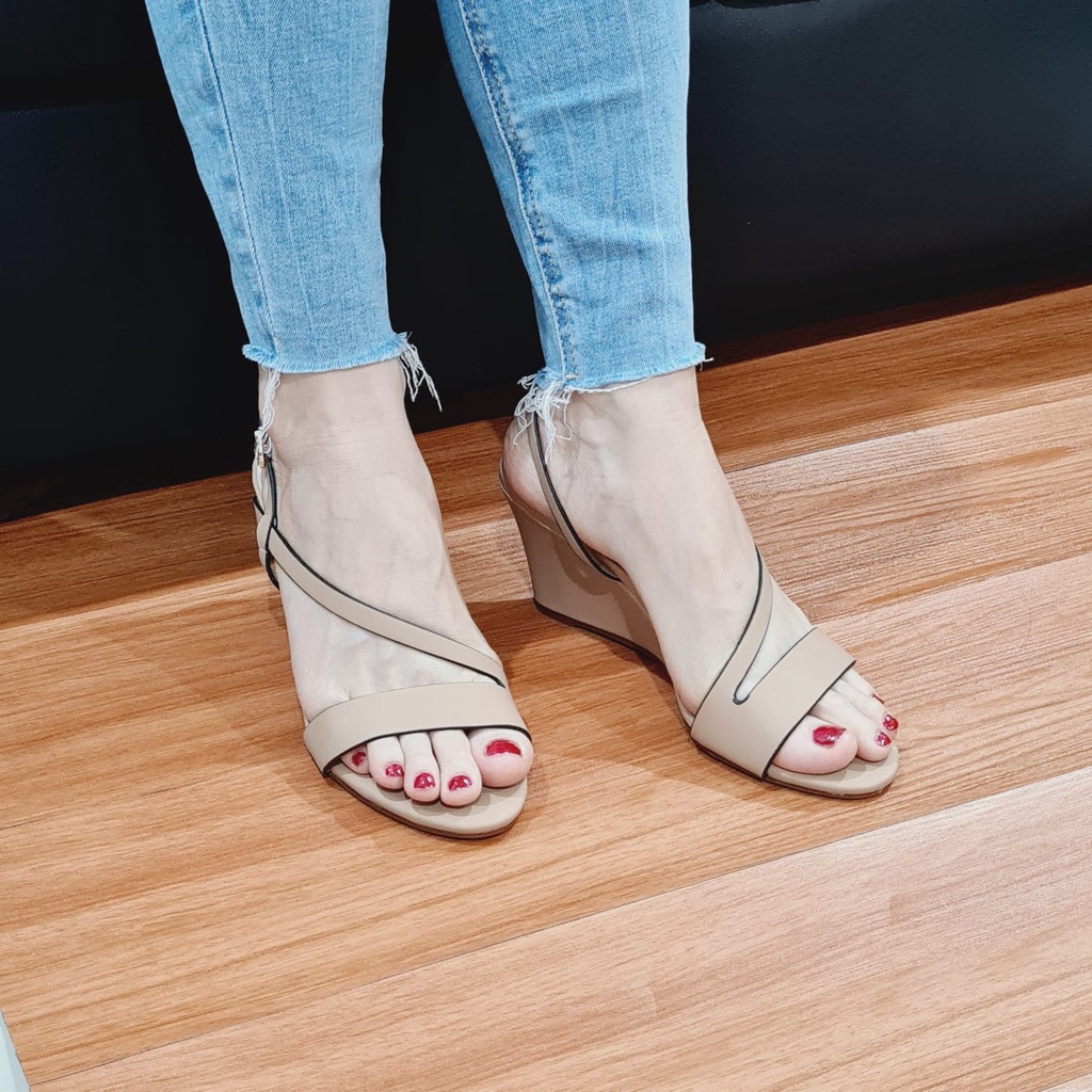 Sandal Wanita  C*K 304 - SNR Wedges 8cm
