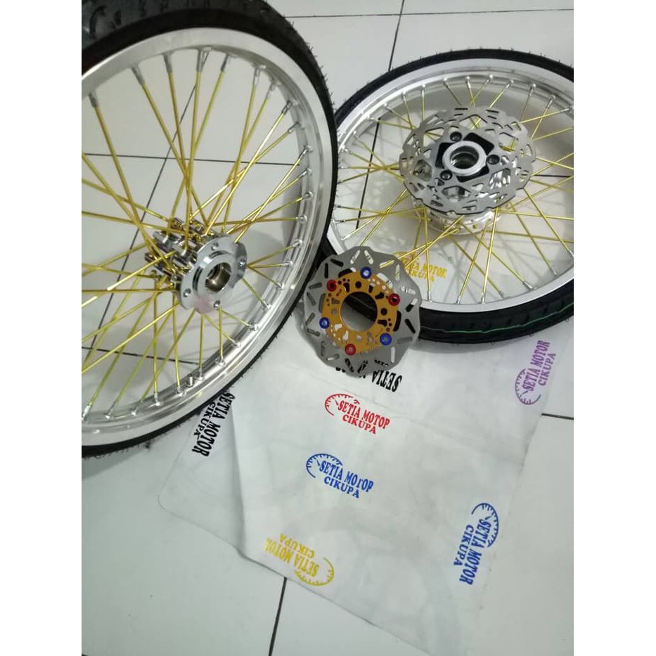 velg ninja r / ninja rr 1 paket tromol velg jari jari disc ban