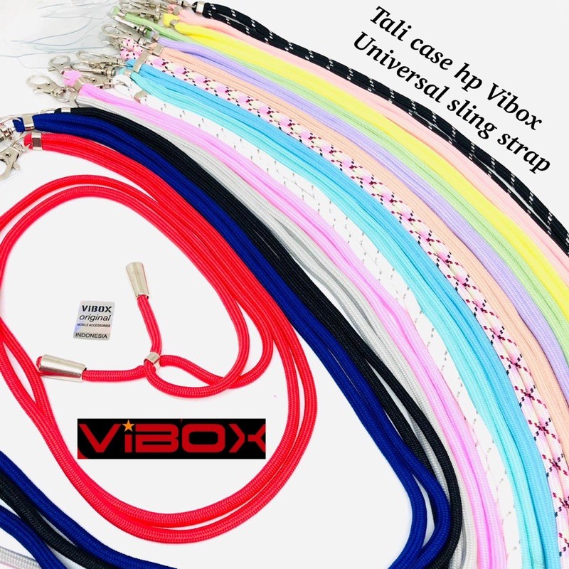 promo Universal vibox nagita Sling Strap Tali gantungan hp candy korean kekinian plug &amp; play