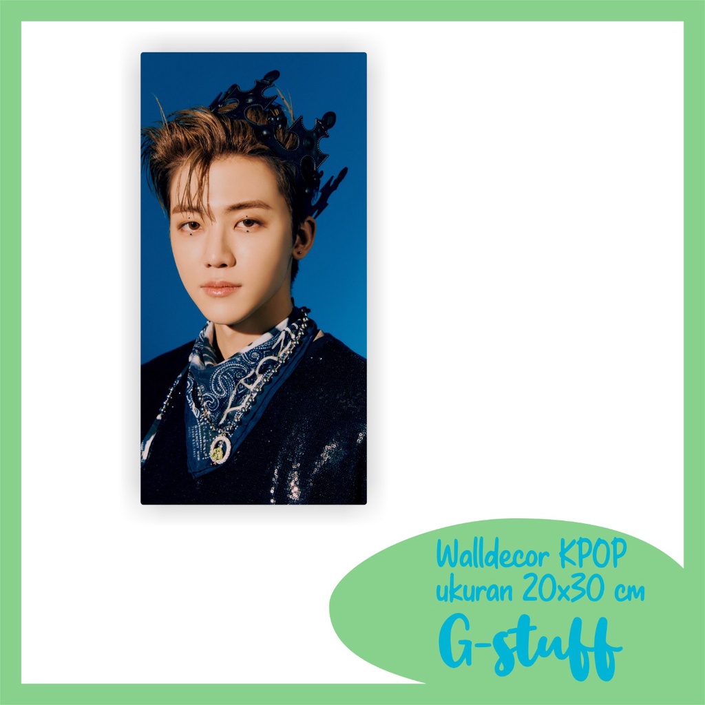 WALLDECOR NCT DREAM JAEMIN BEATBOX UKURAN 15X30 CM WALL DECOR POSTER KAYU HIASAN DINDING KPOP