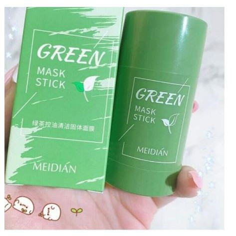 MEIDIAN Green Tea Mask Cleansing Clay Stick Mask Masker wajah Masker komedo Stiky Facial Mask