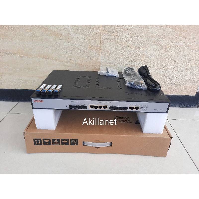 Olt Epon HSGQ E04I 4 Port Lengkap SFP PX20+++8db