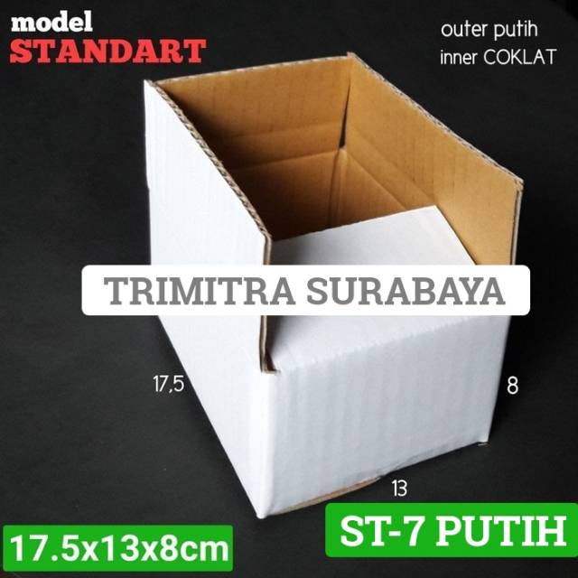 

KOTAK ST-7 PUTIH KARDUS KARTON BOX POLOS PUTIH PACKING HP AKSESORIS