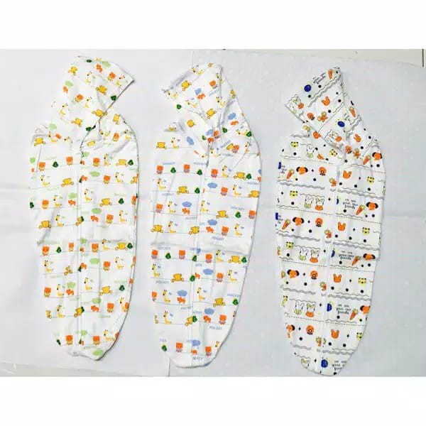 Bedong instan bayi halus lembut bahan full cotton