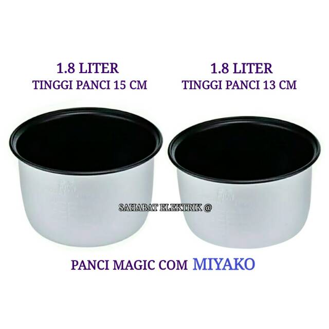 PANCI MAGIC COM MIYAKO UKURAN 1.8 LITER