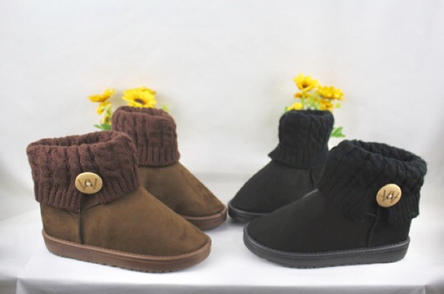 IMPORT MOLLAD Boots Buckle Sepatu Boots Musim Dingin Import