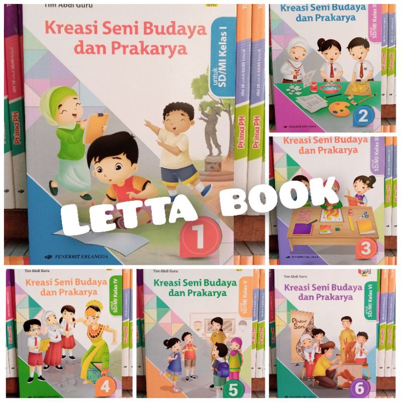 Jual BUKU KREASI SENI BUDAYA DAN PRAKARYA UNTUK SD/MI KELAS 1,2,3,4 5 ...