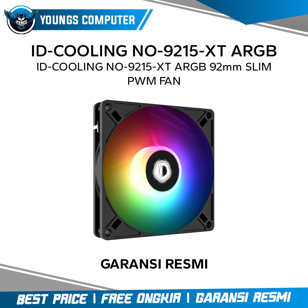 ID-COOLING NO-9215-XT ARGB 92mm SLIM PWM Fan Case / Casing