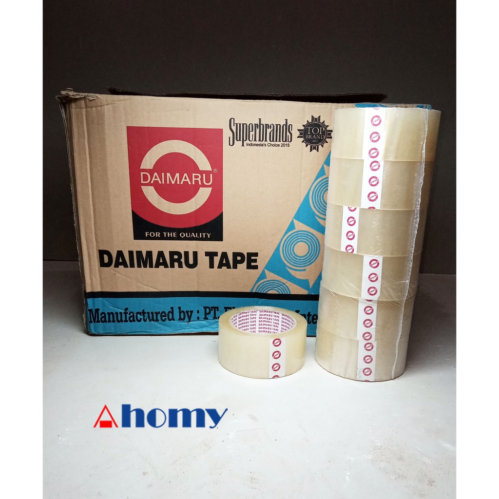 

72pcs lakban OPP 2" bening DAIMARU 48mm x 90y 45mic 48mmx90y