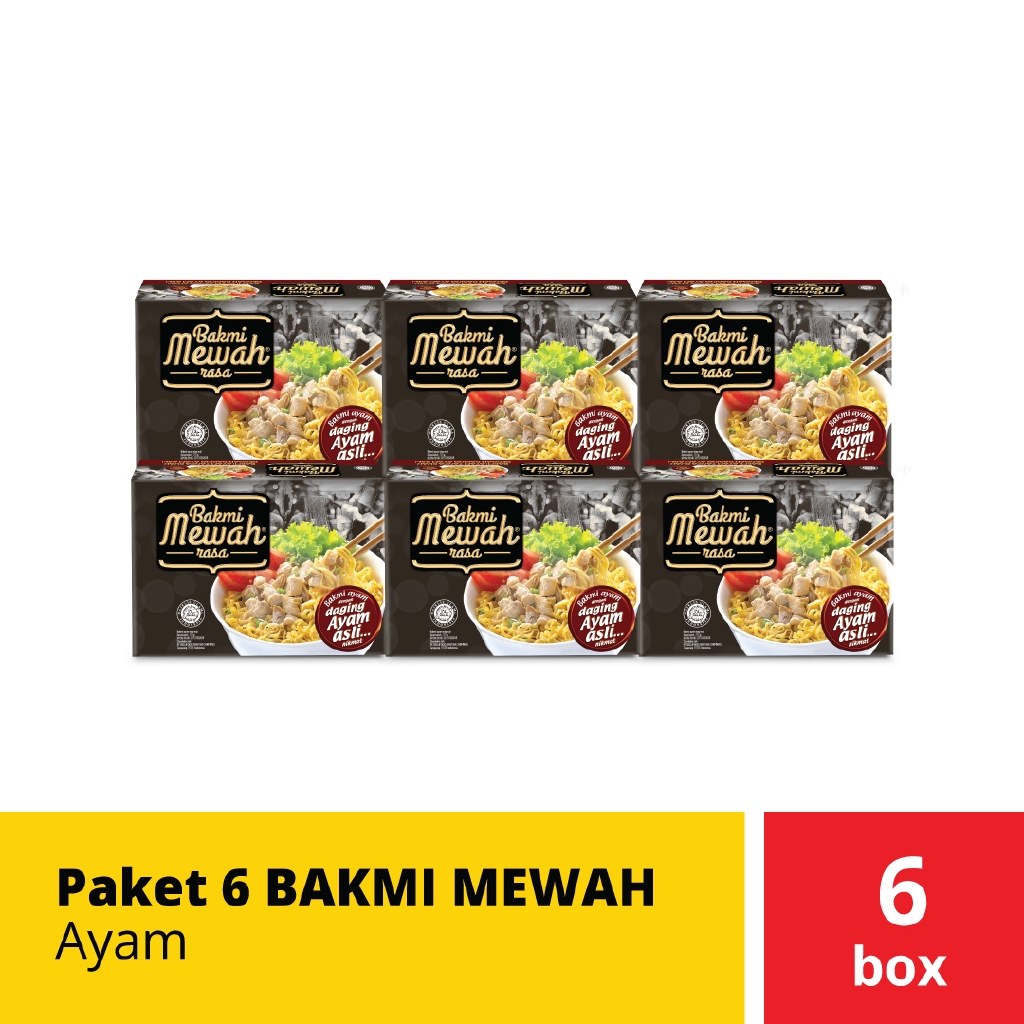 

Paket 6 Bakmi Mewah Ayam