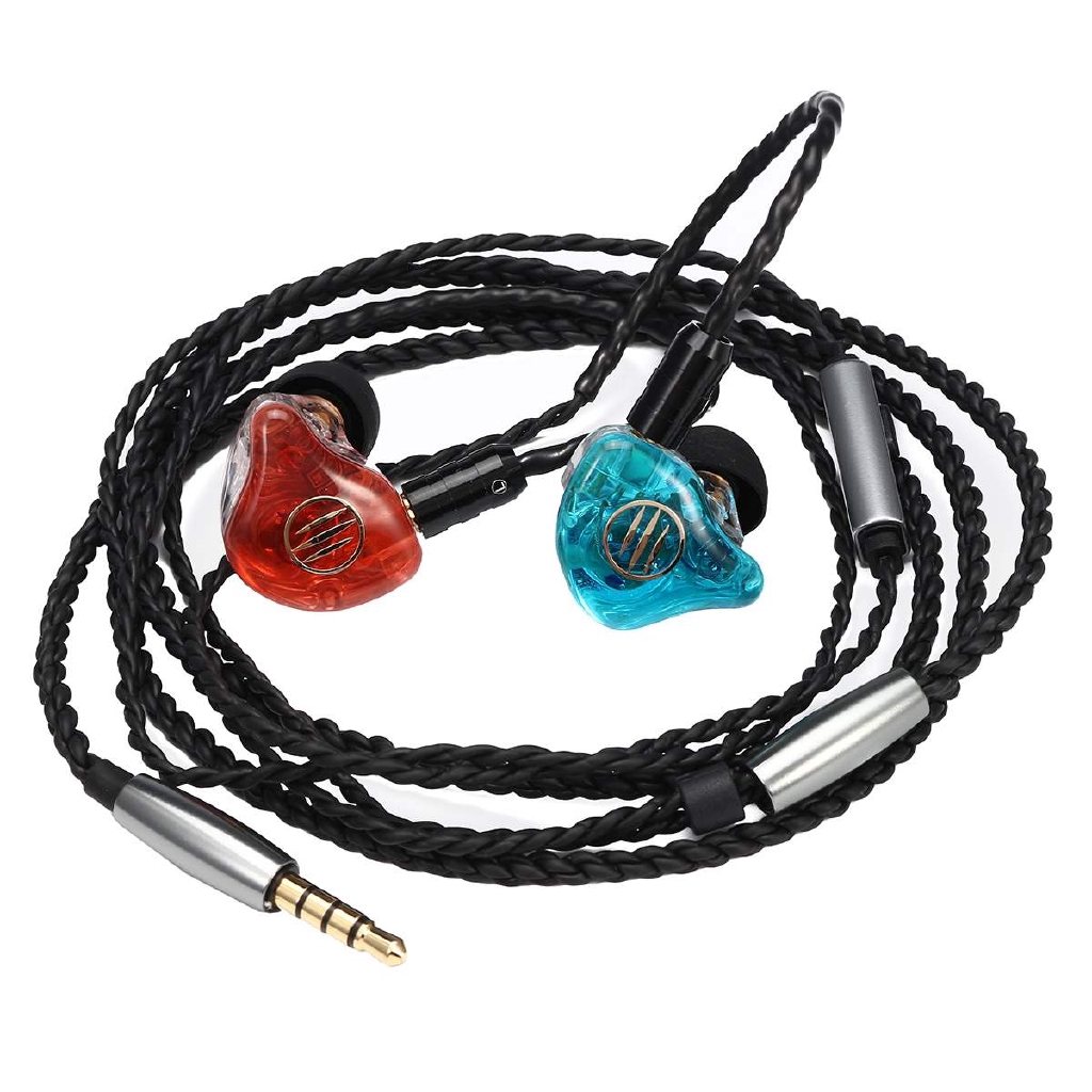 BGVP DS1 Noise Canceling Headphone Hifi DJ Hybrid Technology In Ear Monitor High Fidelity MMCX Earphone