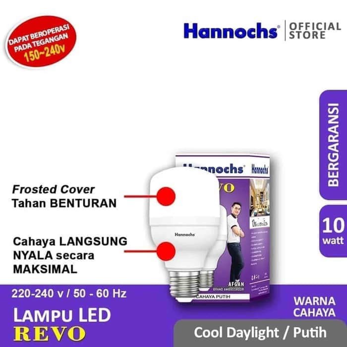 Hannochs LED Revo 10W Cool Daylight/Putih