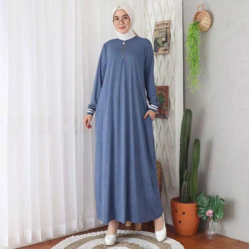 Gamis Kaos Misty Jumbo - Gamis Abaya - Gamis Maxy