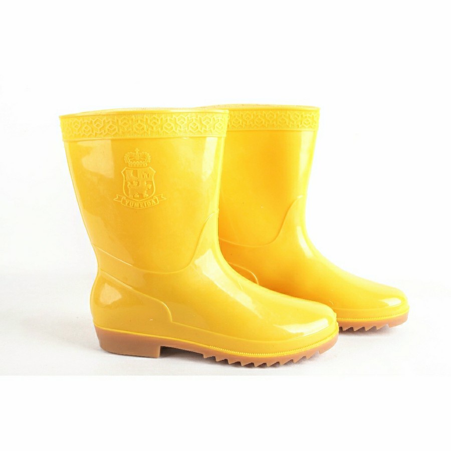 YUMEIDA | Sepatu APD Boots Pendek Yumeida RB1 Yellow | Boots Pria Wanita | Boot Kontruksi Perkebunan