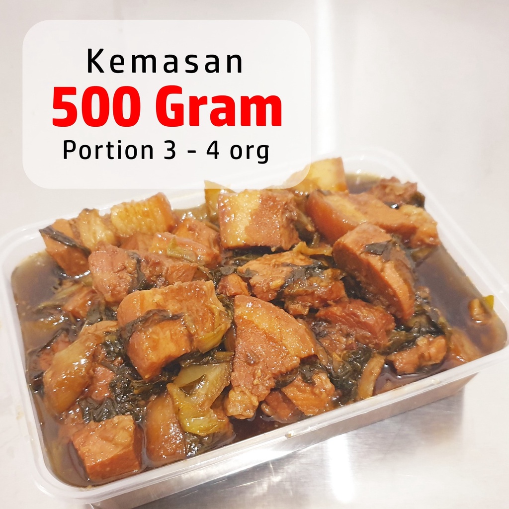 

Nyamnyam Kitchen - Babi Sayur Asin Belitung (Kemasan 1/2 KG)