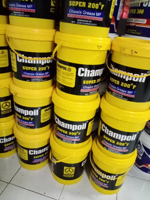 Minyak Gemuk Champoil super 200F chassis grease MP 15Ltr