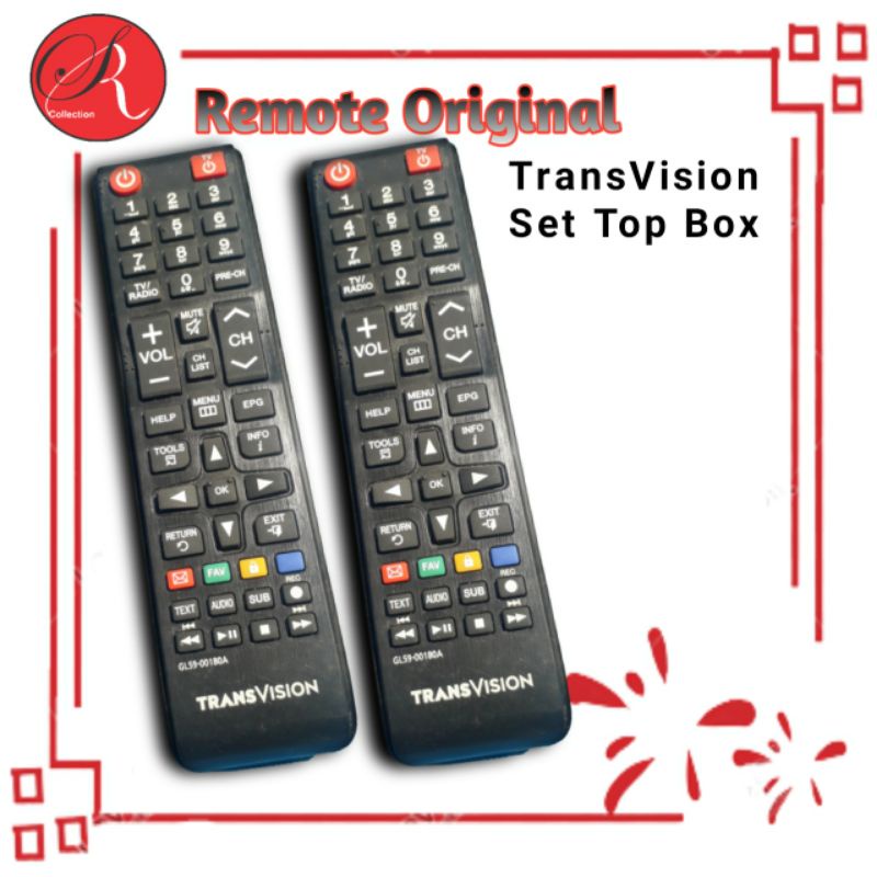 Remote TransVision  Set Top Box