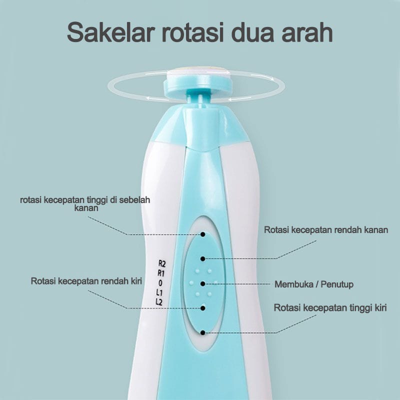 Baby Nail Trimmer Gunting kuku bayi elektrik