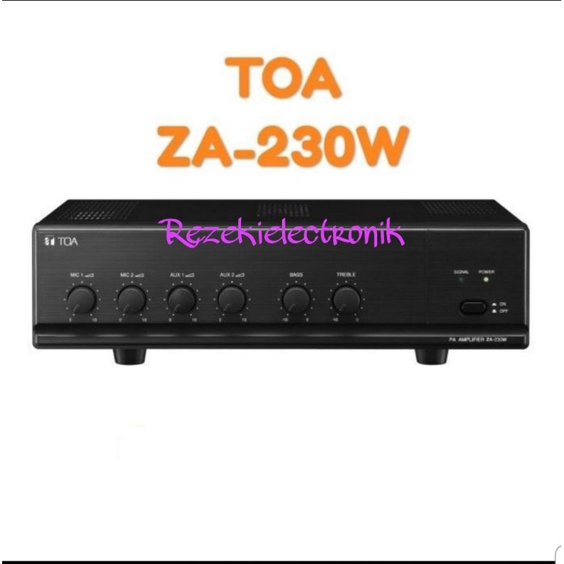 toa za230 amplifier toa za230 original