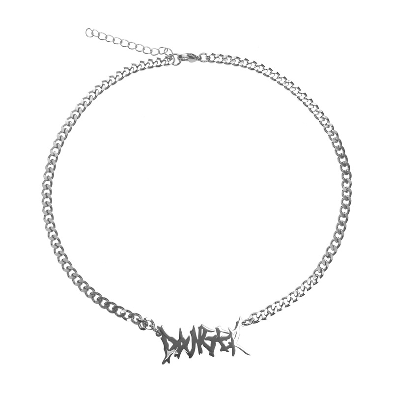 Kalung Liontin Duri Gaya Gothic Hip Hop Punk Untuk Pria Dan Wanita