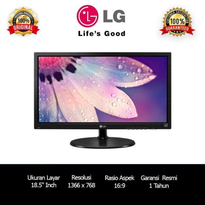 MONITOR LED LG 19M38A 19&quot; inch murah Resmi 1TH