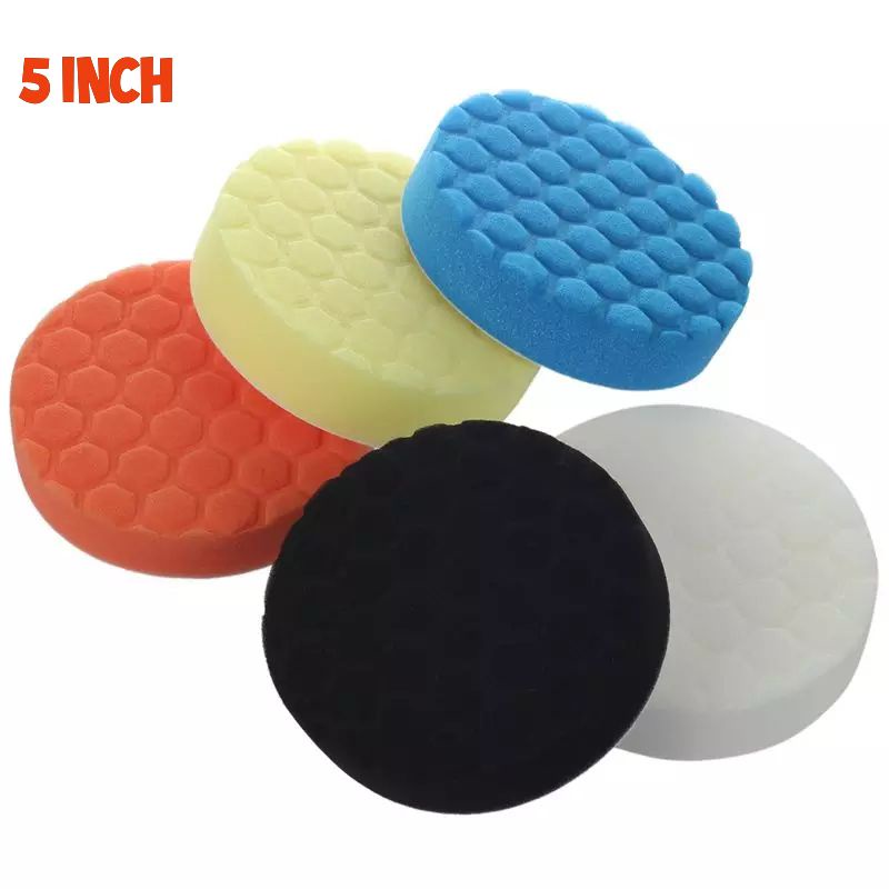 5pcs 5 inchi busa poles mobil motor wax polish