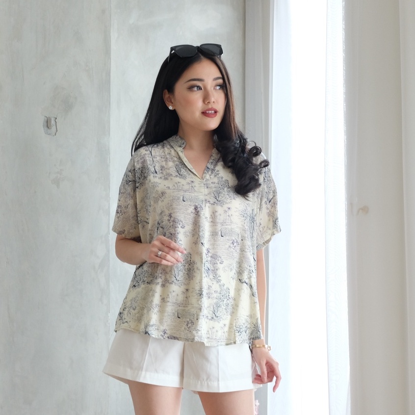 Mossy Batik Diora Top - Atasan Pakaian Wanita