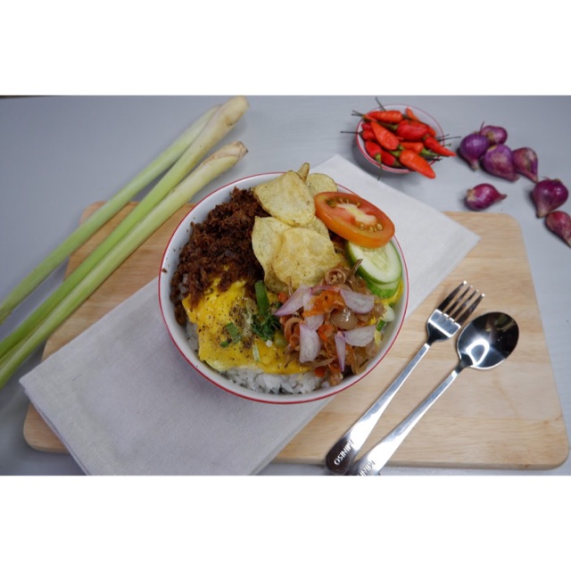 

NASI DAGING REMPAH SAMBAL MATAH