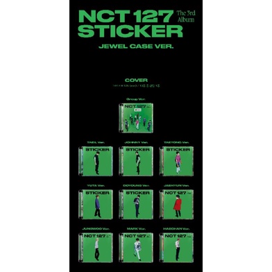[DP] Jewel Case NCT 127 Sticker