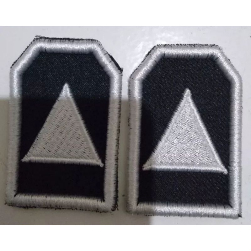 pangkat satpam / pangkat kerah satpam timbul
