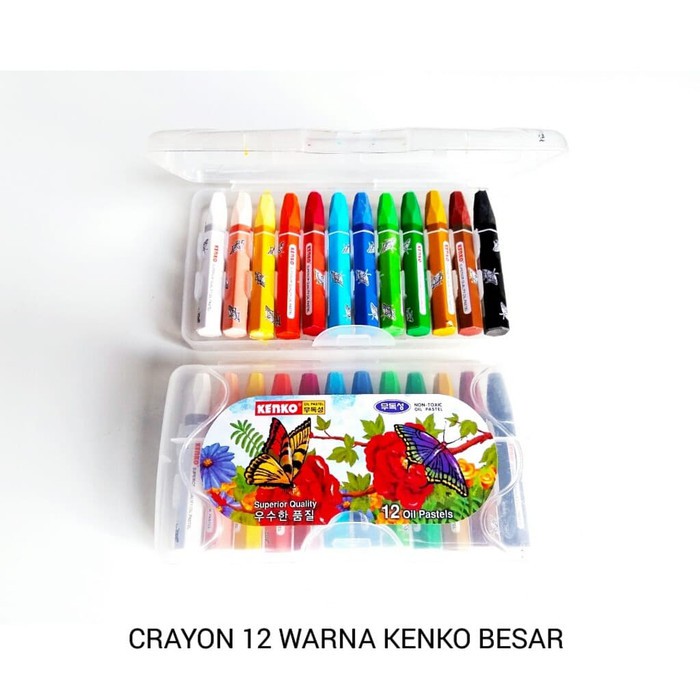 

Crayon 12 Warna Kenko Besar/Crayon 12 Warna/Crayon