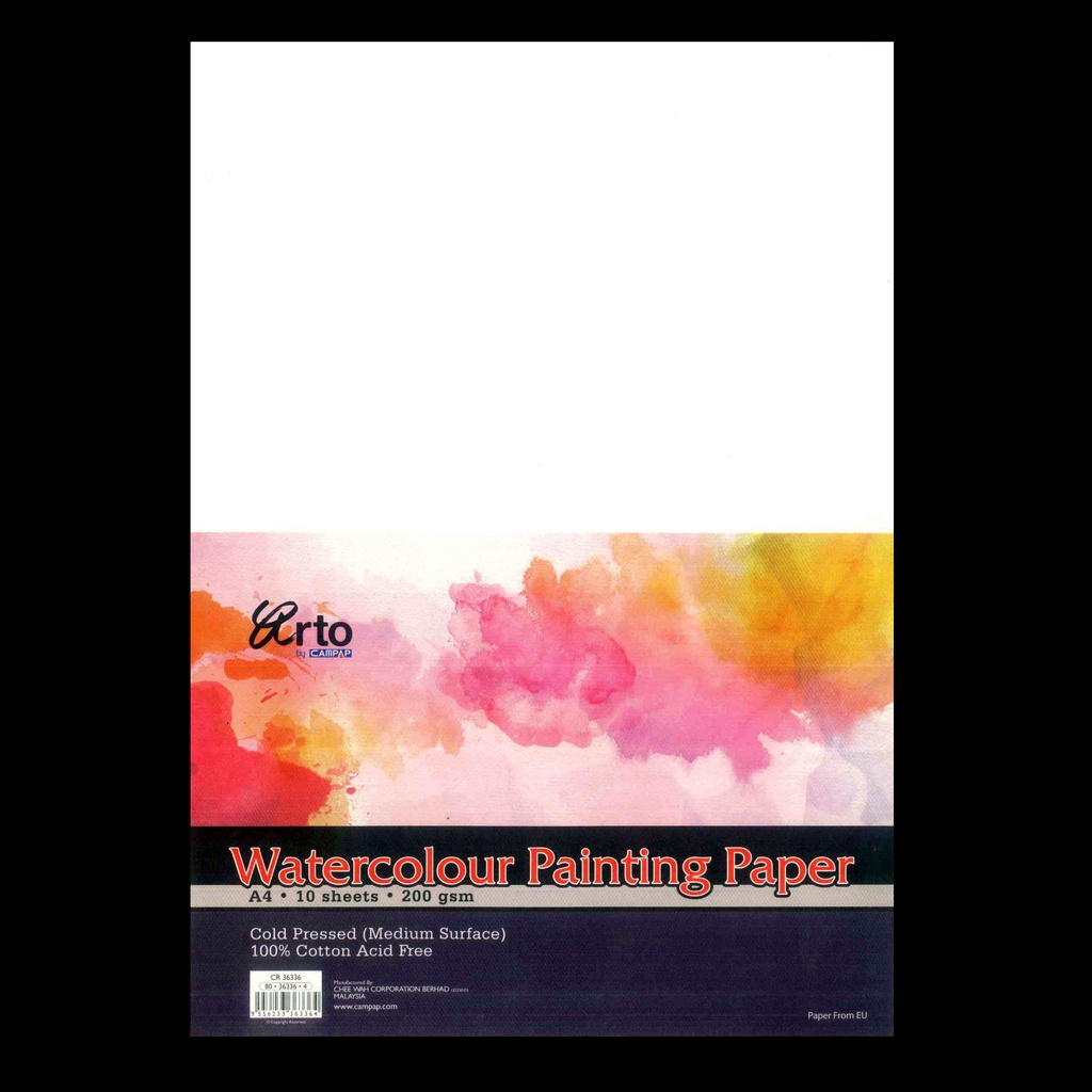 

Arto Watercolour Painting Paper A4 / 300 Gsm 100% Cotton