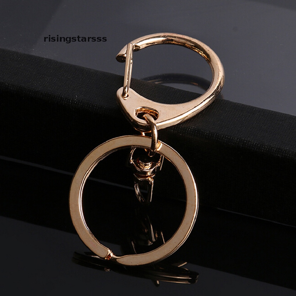 RSID Span-new Fashion Men Metal Car Key Chain Ring Creative Keyring Keychain Keyfob DIY Gift Jelly