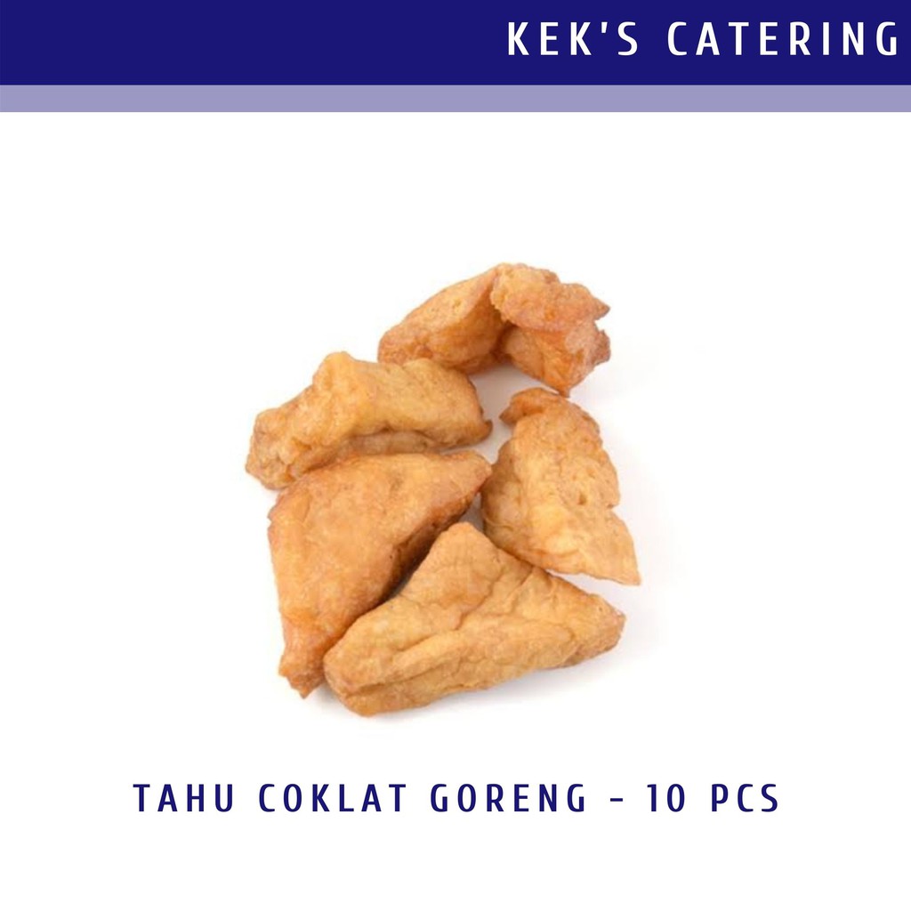 

Tahu Coklat Goreng Segitiga - 10 Pcs