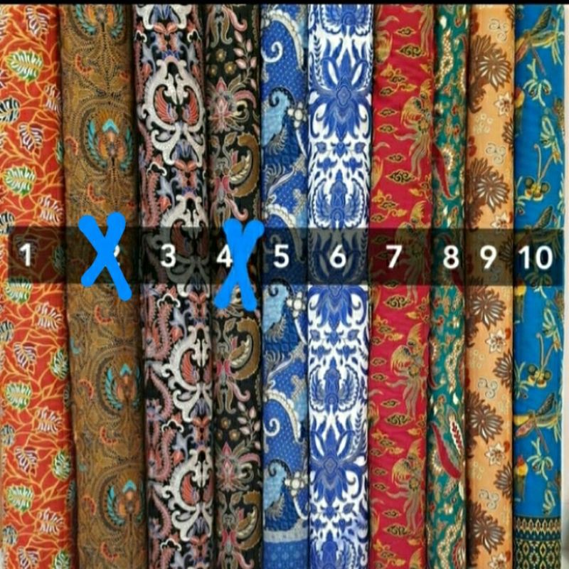 Kain Batik  Full Katun premium batik  keris  permeter 