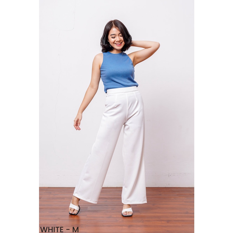 [Allsize/L/XL] PREMIUM HighWaist HW Culottes Pants Celana Kulot Panjang Wanita pants