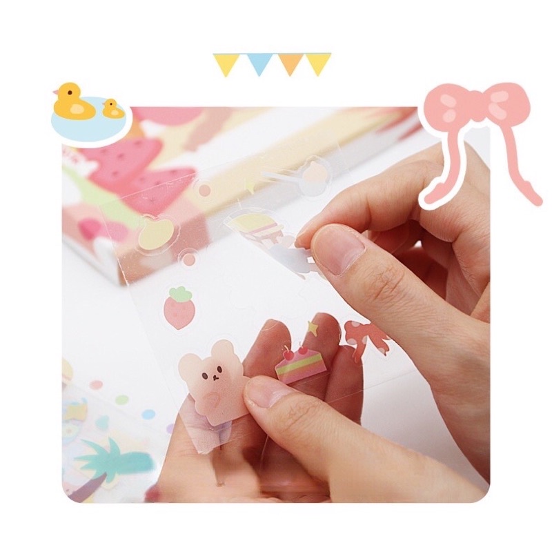 

Random Cute Sticker Diary Scarpbooking Decoration / Sticker journal /Sticker Dekorasi (min order 5pcs)