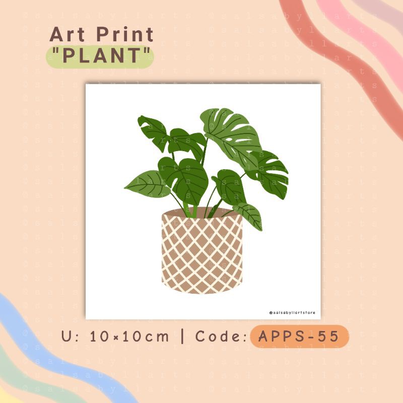 

Art Print Plant Series | salsabyllartstore