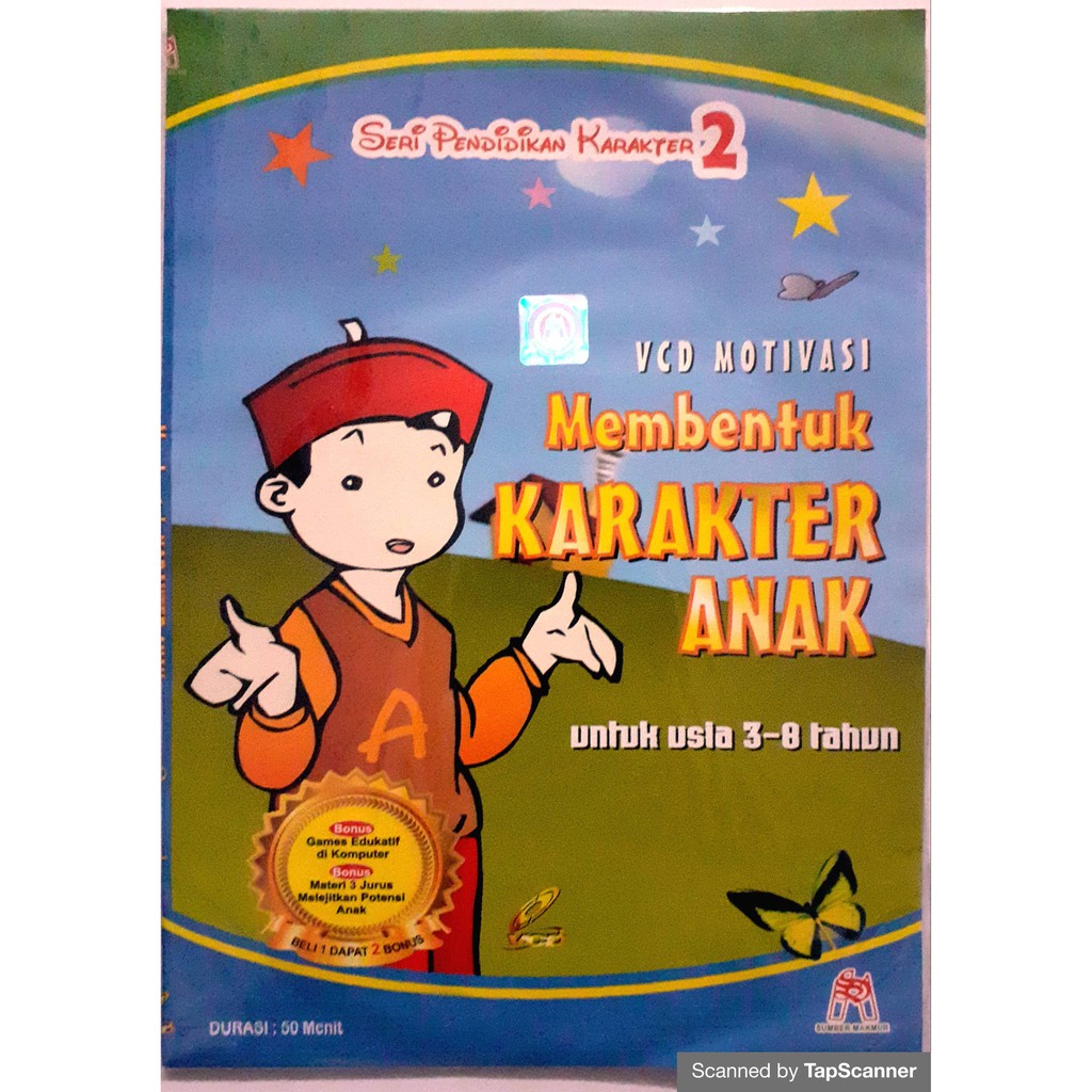 Seri Pendidikan Karakter 2 Membentuk Karakter untuk Usia 3-8 Tahun | VCD Original