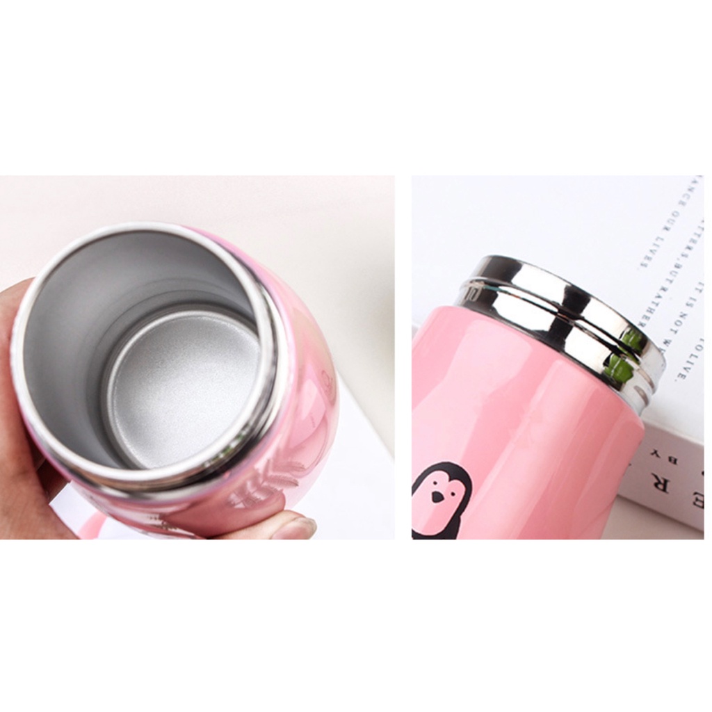 UNNISO - Botol Thermos Minum Vakum Motif Penguin BM01