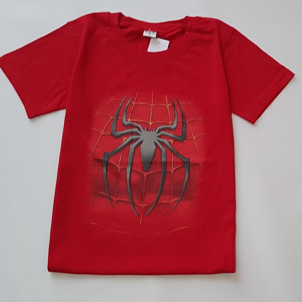 afk Baju Kaos Spiderman Merah Keluarga Family Pasangan Couple Anak Baby sampai Big Size Jumbo 4XL x8