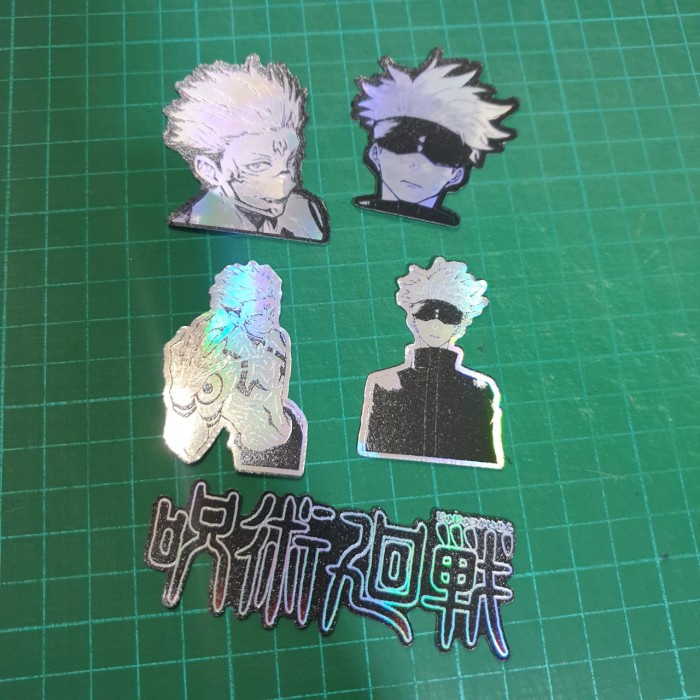 

Sticker Hologram Anime - PSH715 - Jujutsu Kaisen - Set 5pcs