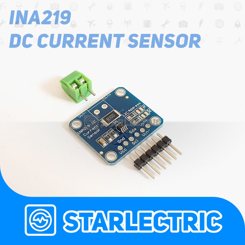 Sensor Arus dan Daya DC Current dan Power Sensor INA219 INA 219