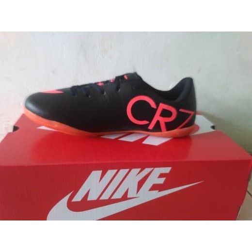 Hemat Premium Sepatu Futsal Nike Anak Cr7 Hitam List Orange Sol Turf Size 3 Hemat