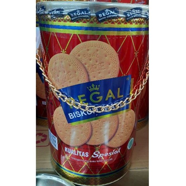 

Regal Biscuit Marie 1kg EXP Juli2026 (AMAN+Double Packing) Biskuit Kue Kaleng