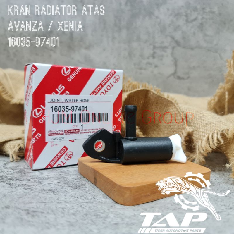 KRAN TUTUP RADIATOR ATAS - JOINT WATER HOSE AVANZA XENIA RUSH TERIOS