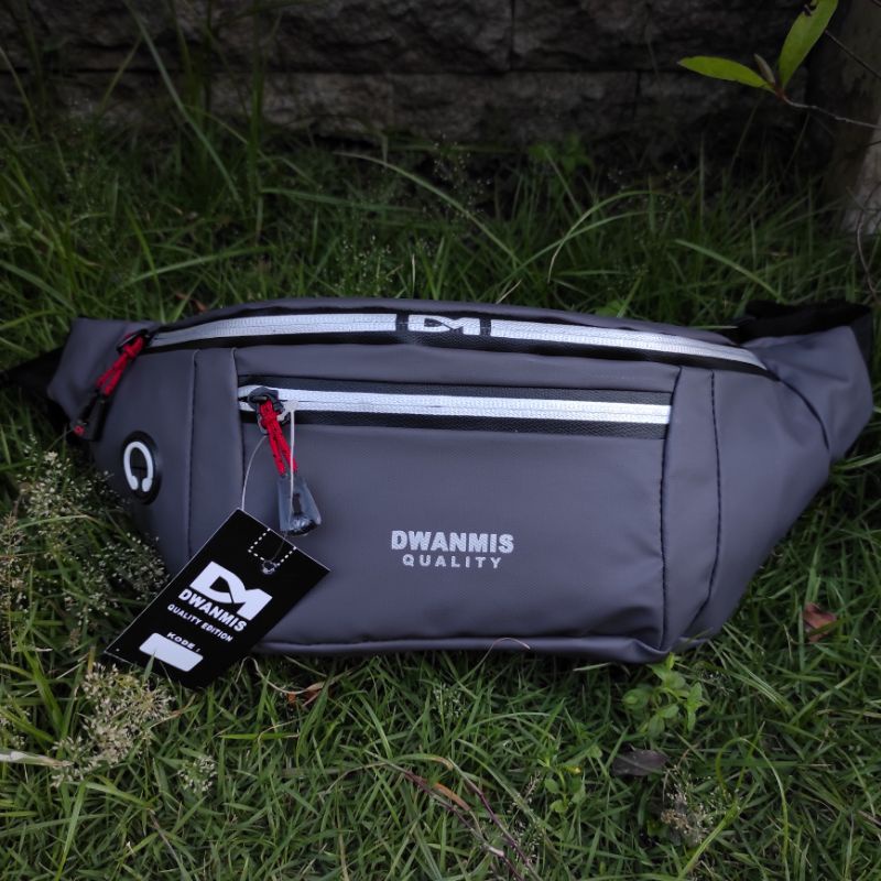 Distro Tas Selempang Pria High Class Merk Original Waist Bag Pria Waterproff