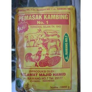 Bumbu Masak Pemasak Kambing No.1 Khas Padang 1 Kg | Shopee ...