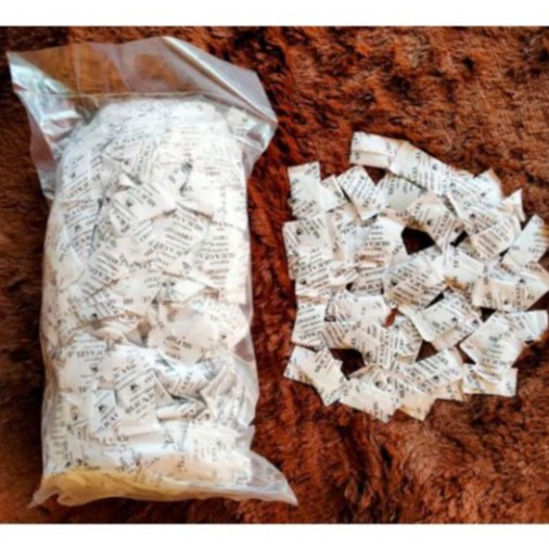 

SILICA GEL 1Kg Natural Silica Alami Bungkus KERTAS Sachet Silika Gel KILOAN Grosir Silica Gel Murah