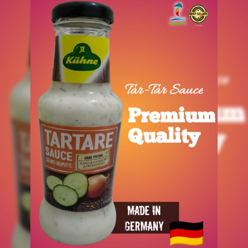 

[BELI 2 atau 4 LEBIH MURAH] Kuhne's Germany Tartar Sauce / Saus Tartar ; Botol Kaca ~ 250 ml